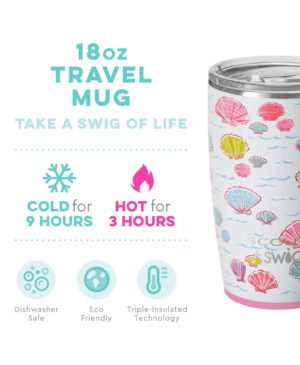 Swig Island Bloom 18 oz. Travel Mug